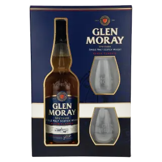 zdjęcie produktu GLEN MORAY CLASSIC 40% 0,7L GLASS PACK