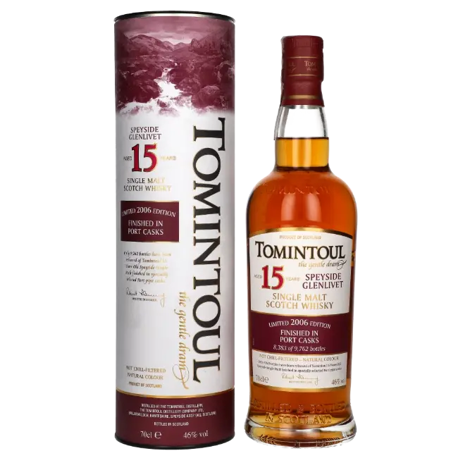 zdjęcie produktu TOMINTOUL 15Y PORTWOOD FINISH 46% 0,7L 0