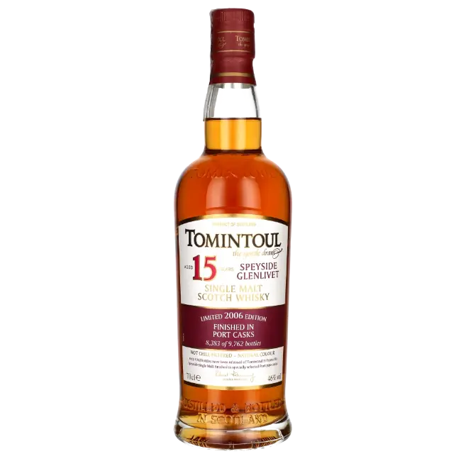 zdjęcie produktu TOMINTOUL 15Y PORTWOOD FINISH 46% 0,7L 1