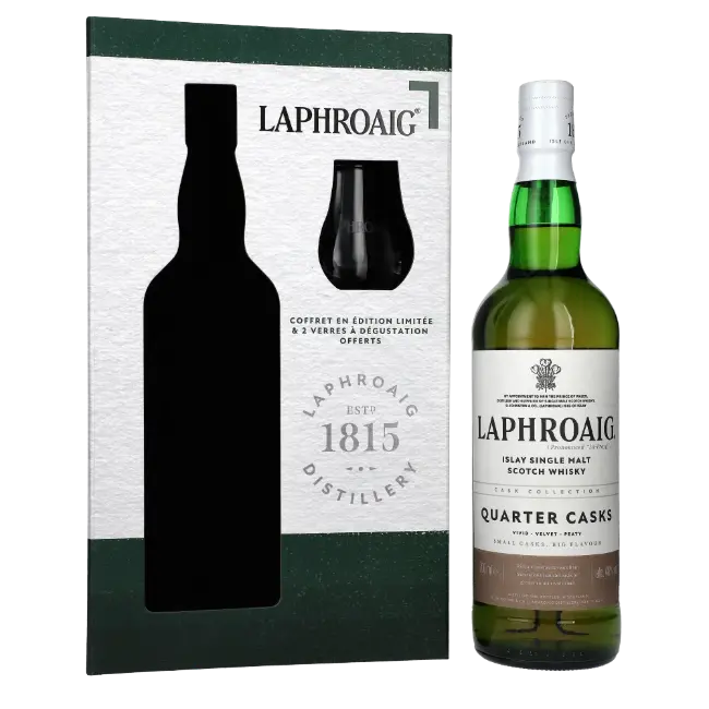 zdjęcie produktu LAPHROAIG QUARTER CASK 48% 0,7L + SZKLANKI 1