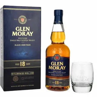 zdjęcie produktu GLEN MORAY 18Y 47,2% 0,7L GB