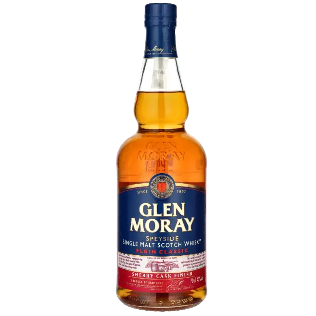 zdjęcie produktu GLEN MORAY SHERRY 40% 0,7L GLASS PACK 1
