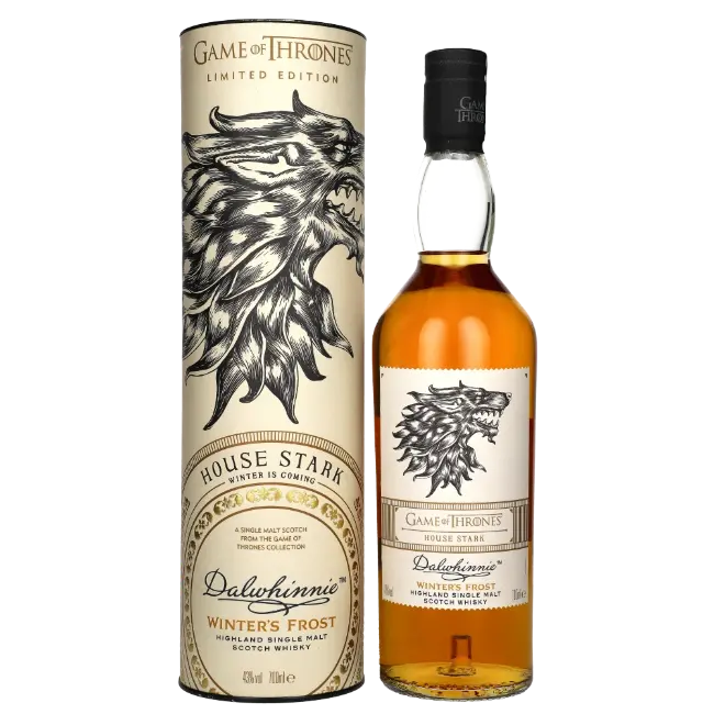 zdjęcie produktu GAME OF THRONES DALWHINNIE WINTER'S FROST HOUSE STARK 43% 0,7L 0
