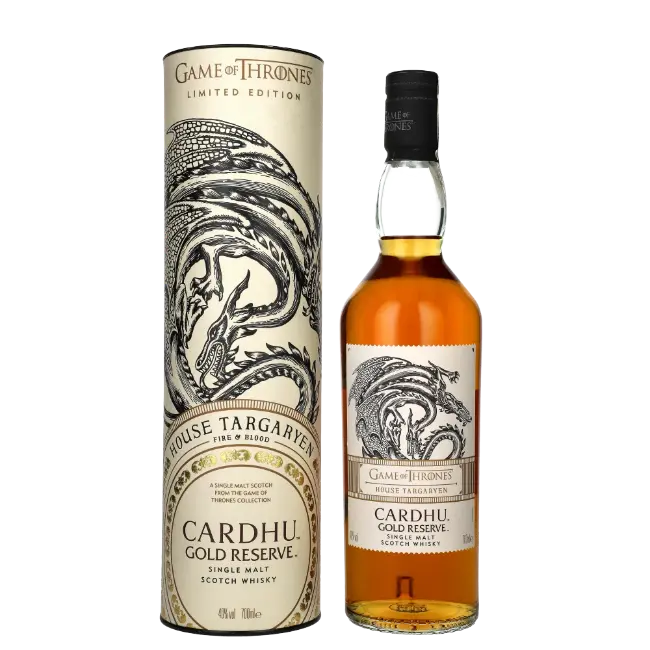 zdjęcie produktu GAME OF THRONES CARDHU GOLD RESERVE TARGARYEN 40% 0,7L 0