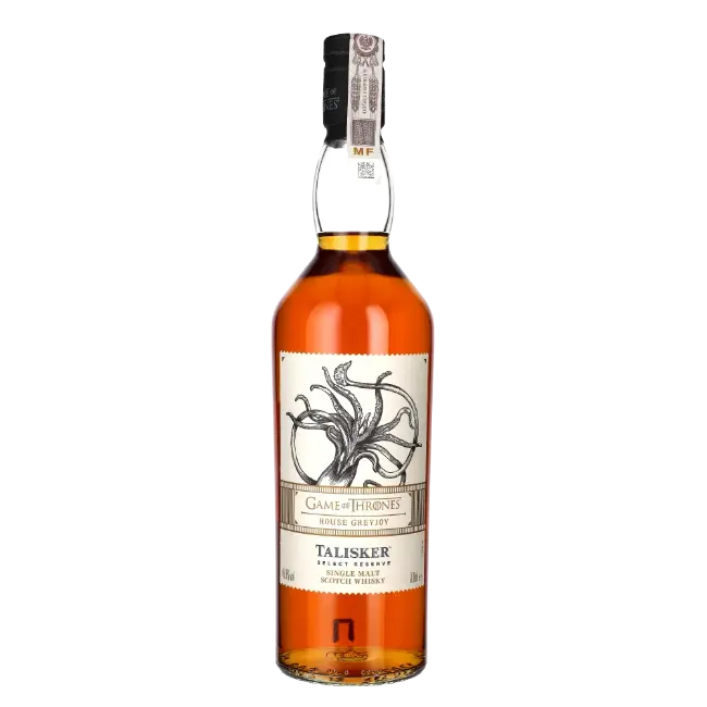 zdjęcie produktu GAME OF THRONES TALISKER SELECT RESERVE HOUSE GREYJOY 45,8% 0,7L 1