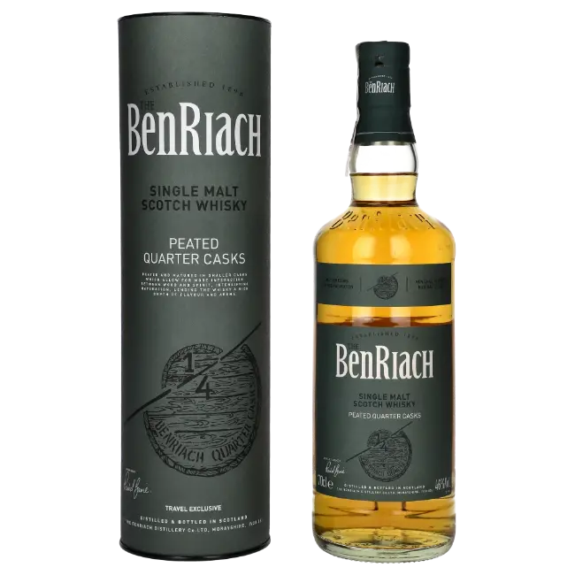 zdjęcie produktu BENRIACH PEATED QUARTER CASK 46% 0,7L GB 0