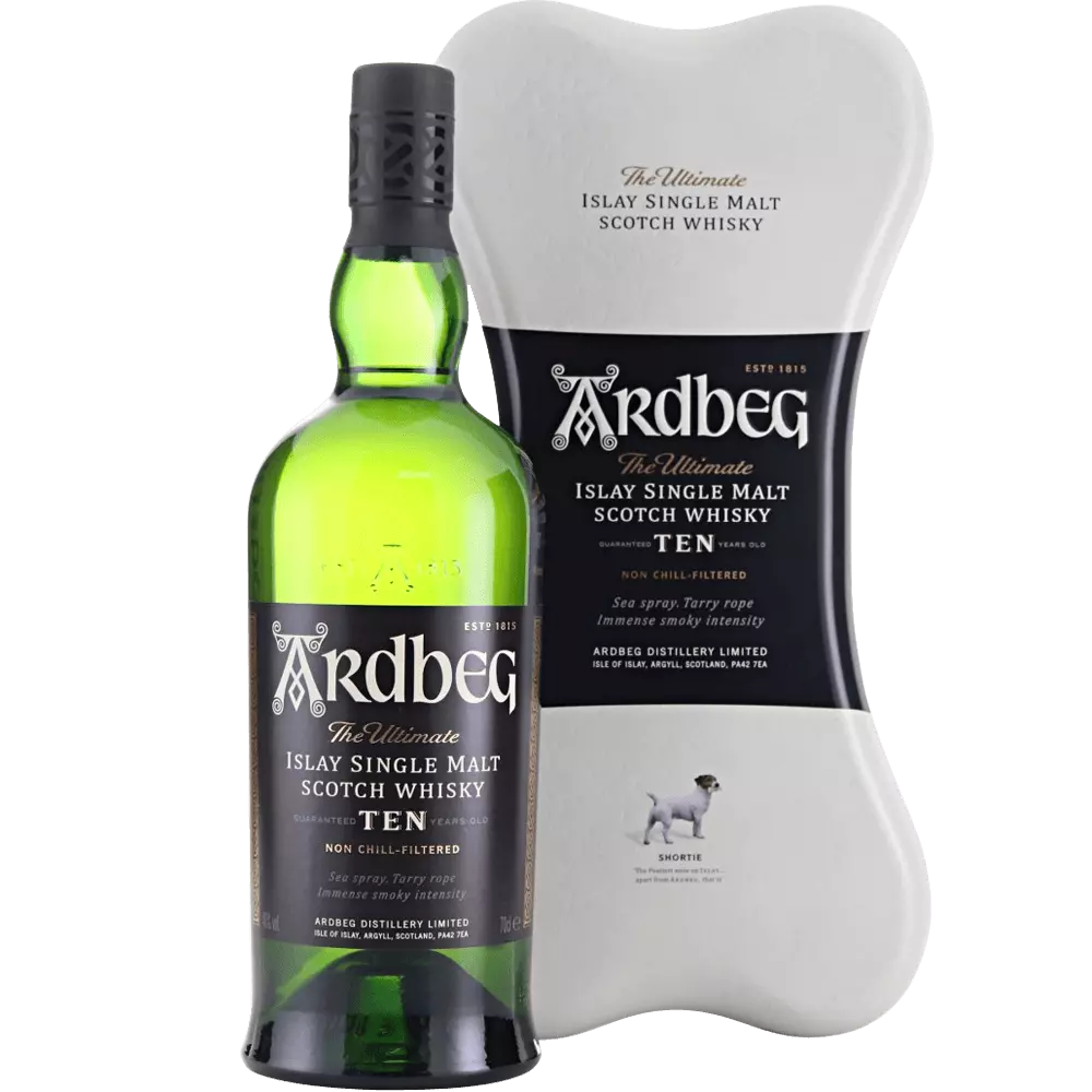 Whisky Ardbeg Ardbone Pack 10 letni - limited edition - cena i