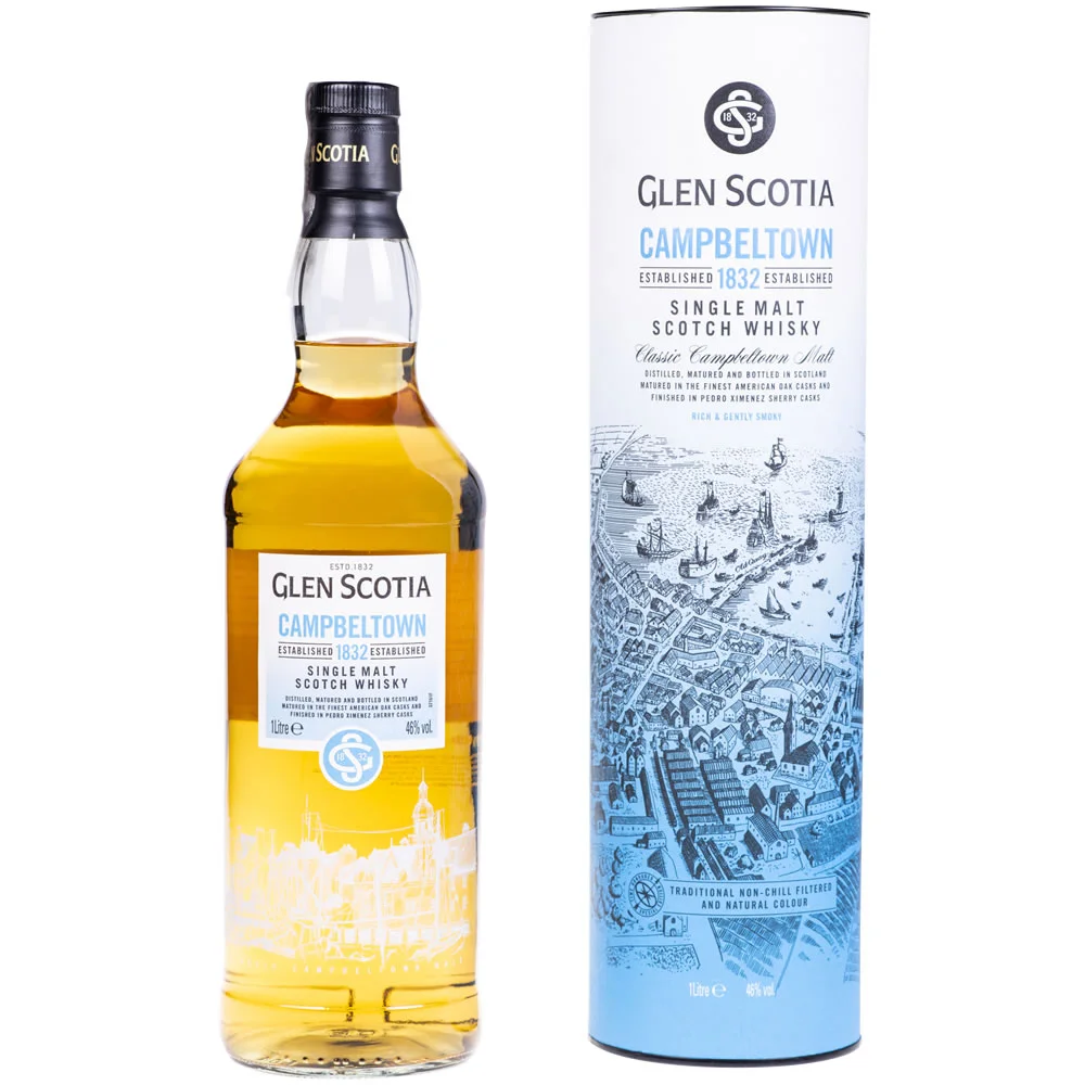 🥃Whisky GLEN SCOTIA CAMPBELTOWN 1832 46% 1L GB Rodzaj