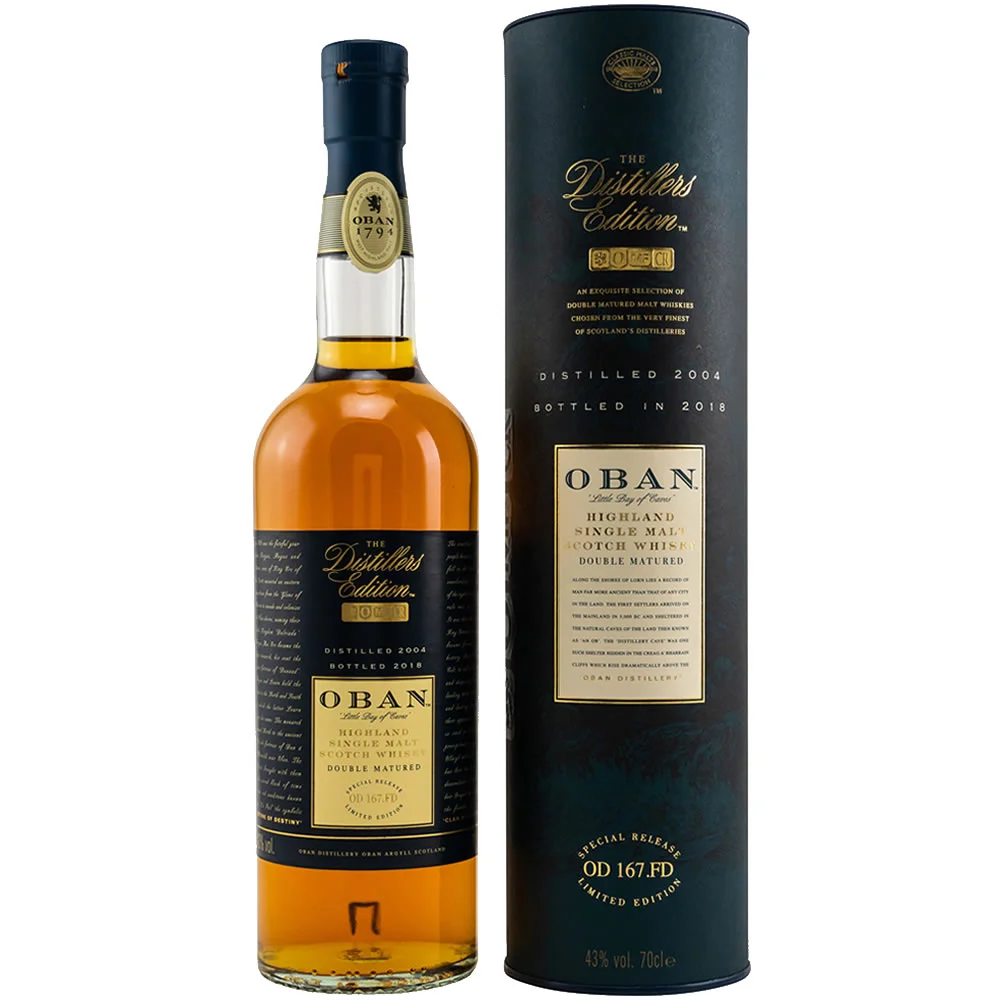 🥃Whisky OBAN DISTELLERS EDITION 2004/2018 43% 0,7L Rodzaj Single