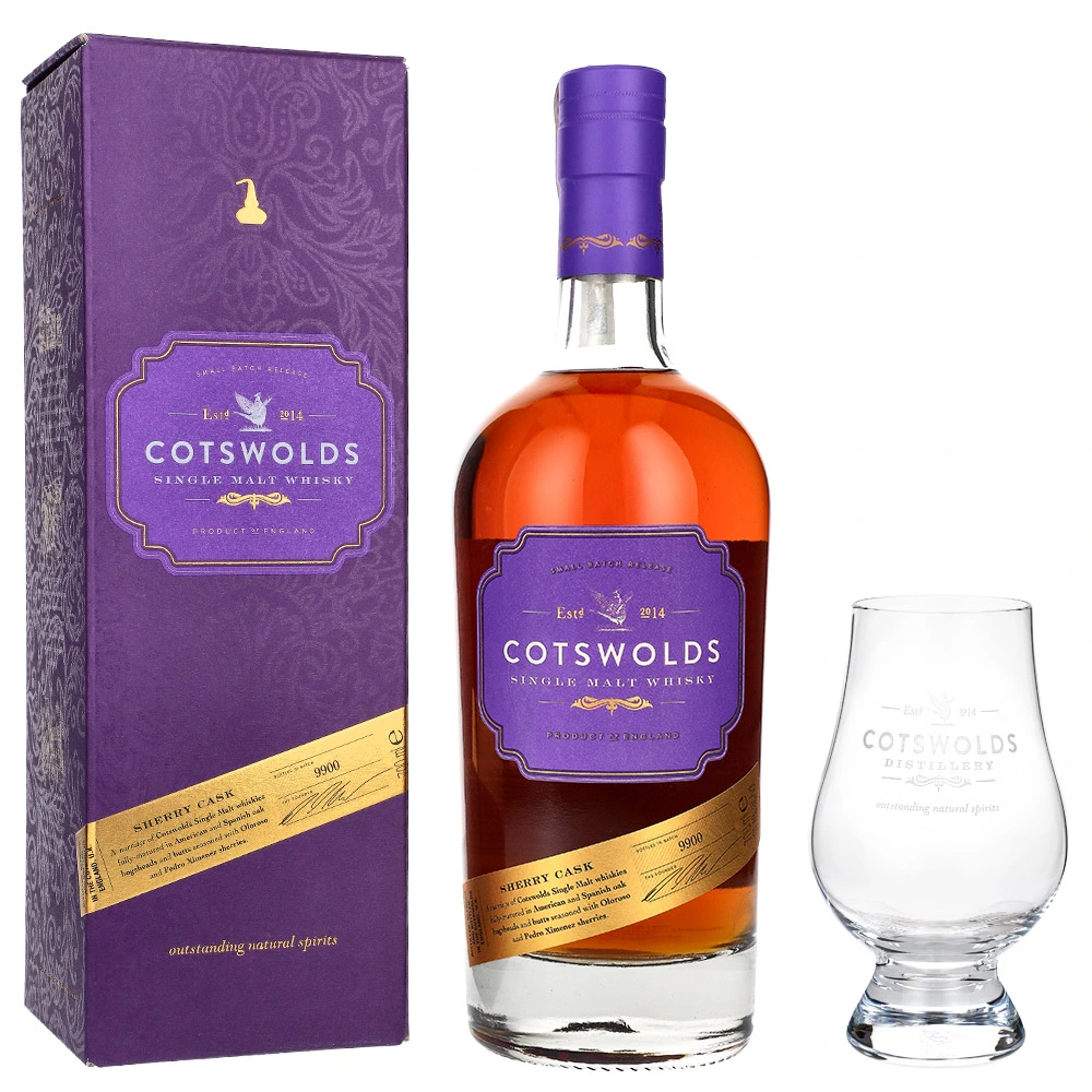 🥃Whisky COTSWOLDS SHERRY CASK 57,4% 0,7L Rodzaj Single Malt 🥃Whisky COTSWOLDS SHERRY CASK 57,4% 0,7L Rodzaj Single Malt