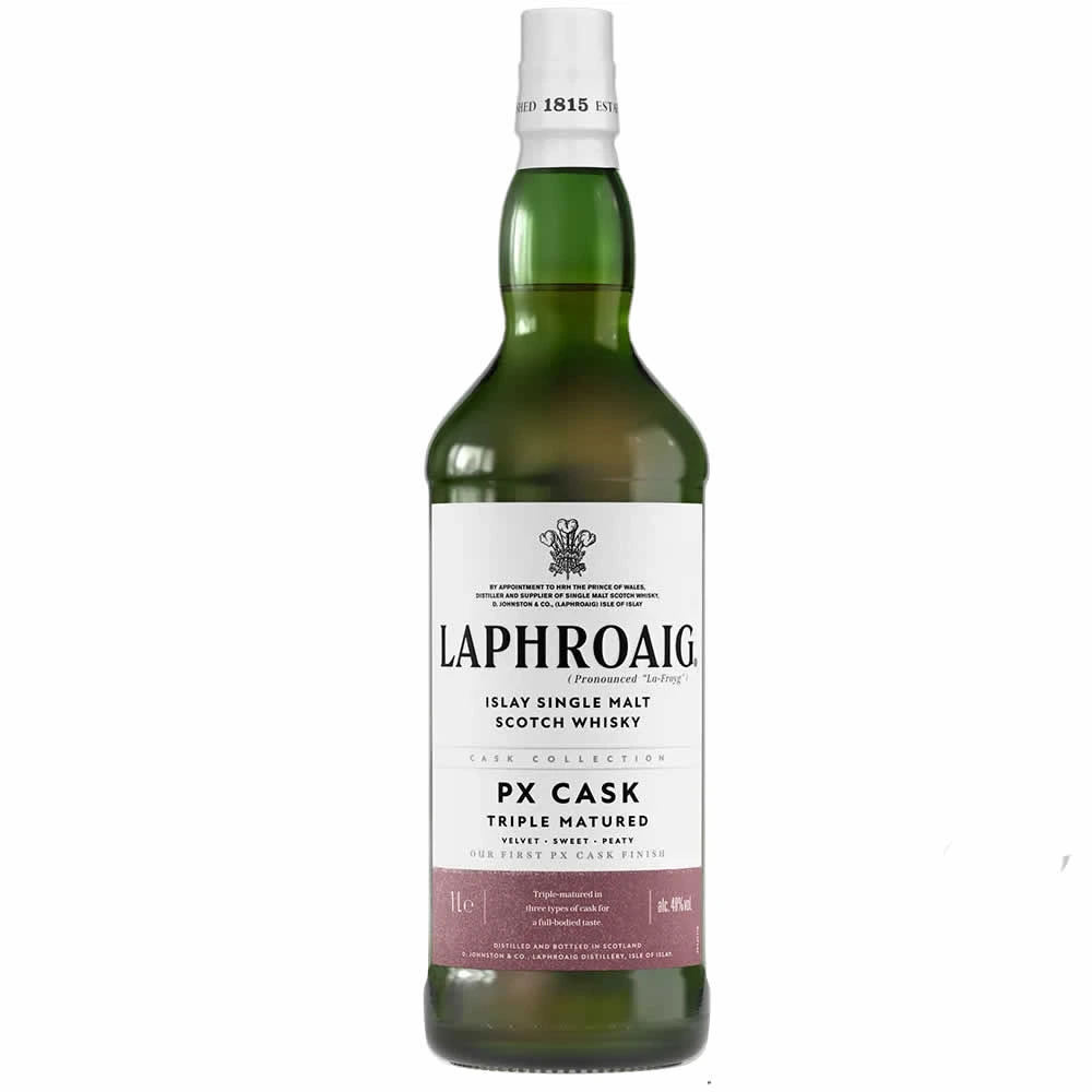 ウイスキー Impressive cask laphroaig 🥃Whisky LAPHROAIG PX CASK 48% 1L Rodzaj Single Malt - cena i
