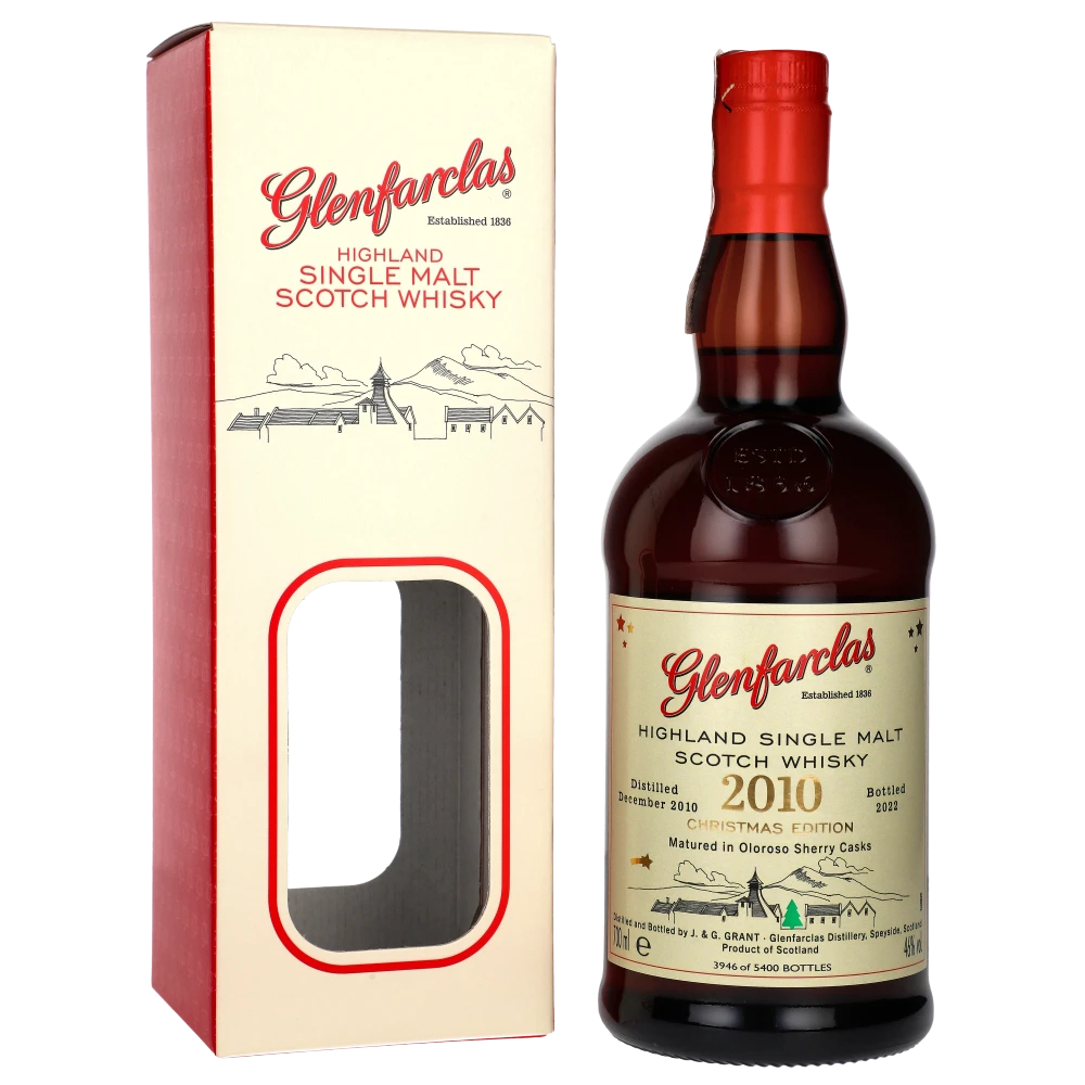 🥃Whisky GLENFARCLAS 2010 CHRISTMAS EDITION OLOROSO SHERRY