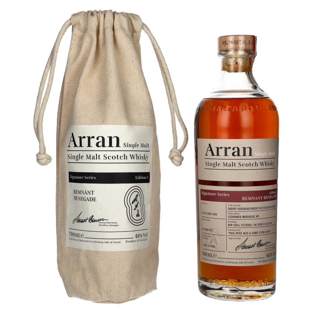 🥃Whisky ARRAN SIGNATURE SERIES 1 REMNANT 46% 0,7L Rodzaj