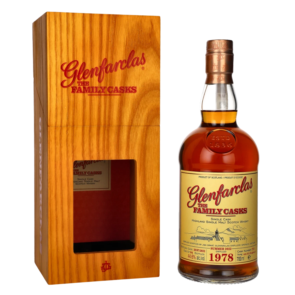 ウイスキー Glenfarclas The Family Casks 1979 700ml 🥃Whisky GLENFARCLAS FAMILY 1978-2022 0,7 44,6% Rodzaj
