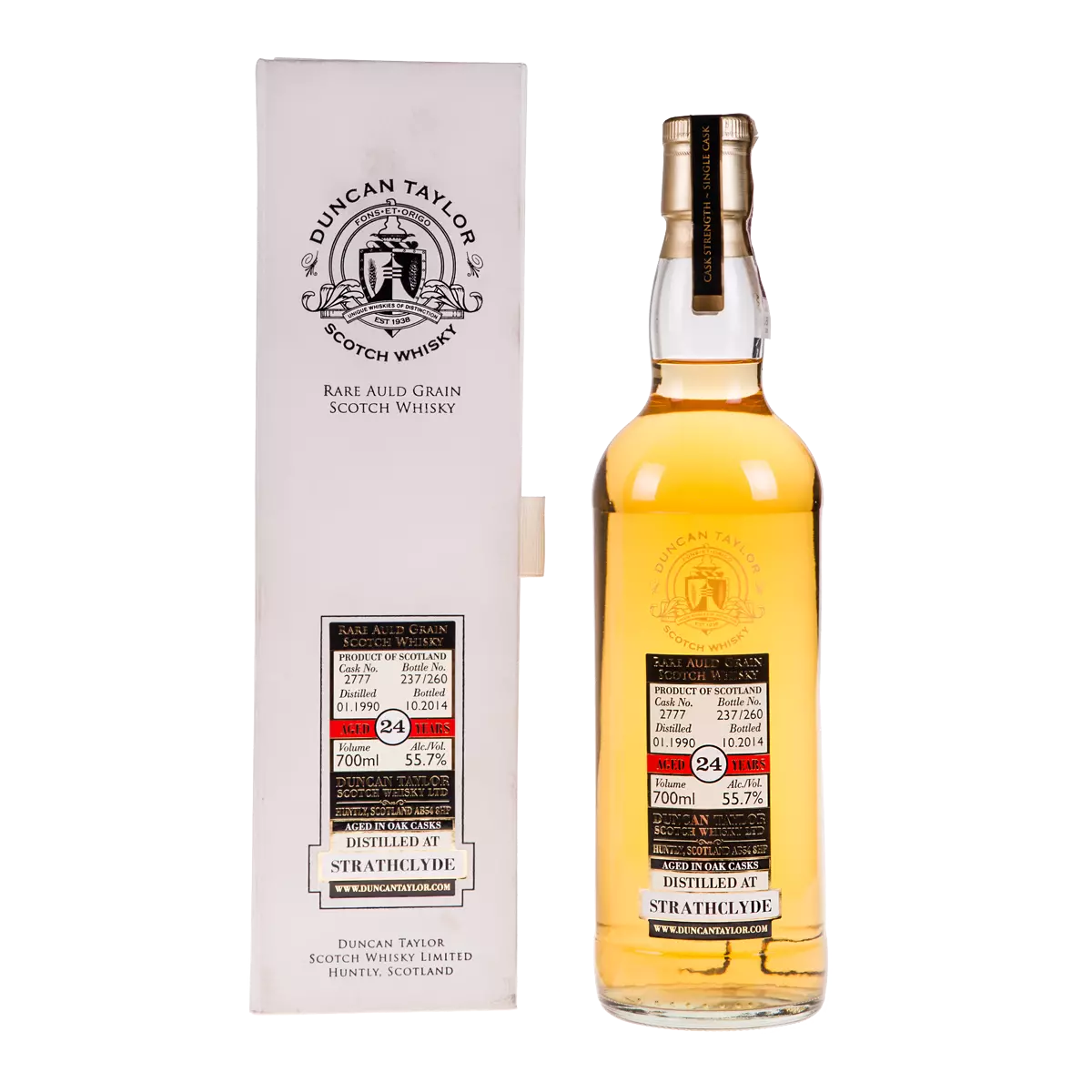 🥃Whisky DUNCAN TAYLOR STRATHCLYDE 24Y 1990 55,7% 0,7L