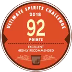 nagroda Ultimate Spirits Challenge 2018 - 92 points