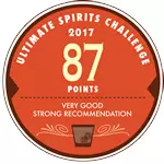 nagroda Ultimate Spirits Challenge 2017 - 87 Points