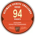 nagroda Ultimate Spirits Challenge 2020 - 94 Points