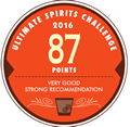 nagroda Ultimate Spirits Challenge 2016 - 87 Points